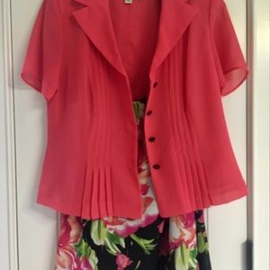NWT Blouse & Skirt Set, Floral